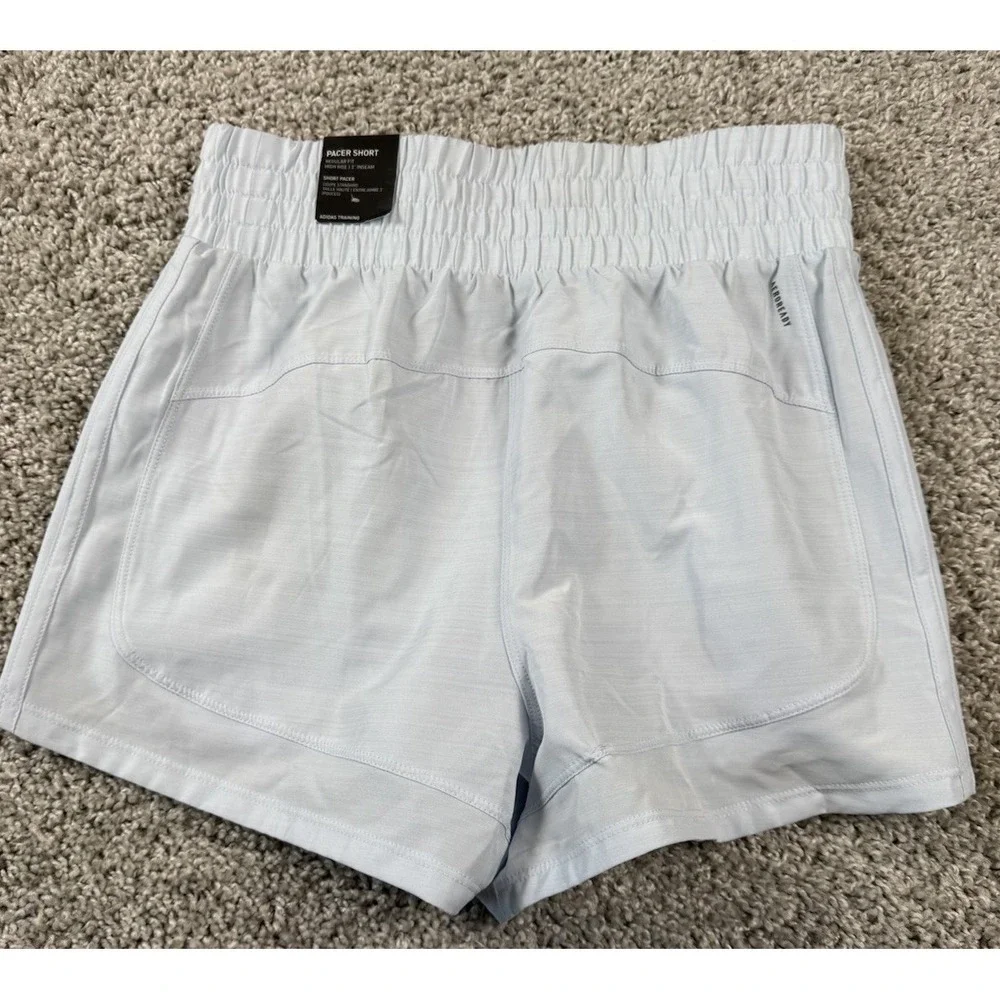 NEW Adidas Womens Pacer Short‎ Regular Fit High Rise 3